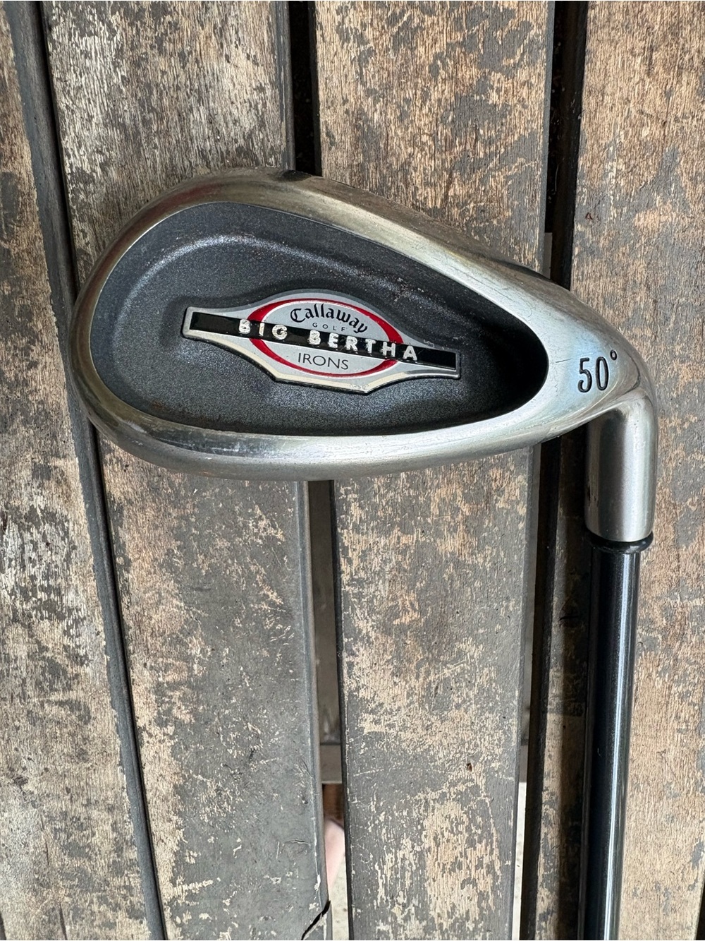 Callaway Big Bertha 50° Wedge - Silver, Black & Red Accent